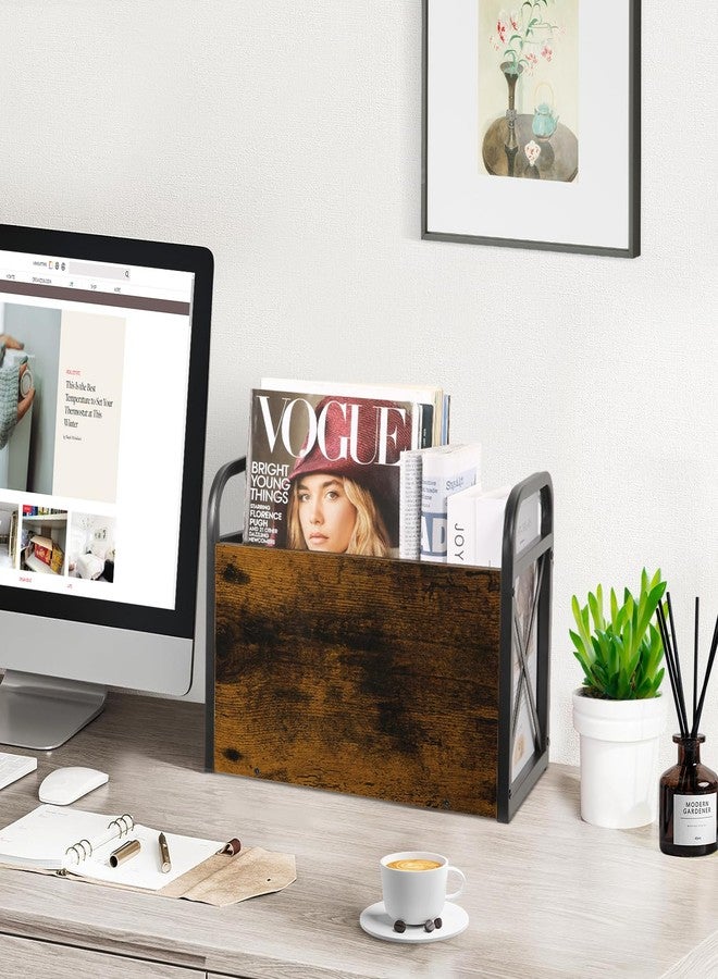 YINMIT Magazine Holder, Magazine Rack Floor, Magazine Storage Basket, Folder Organizer Bin for Books, Newspapers, Tablets - Image 2